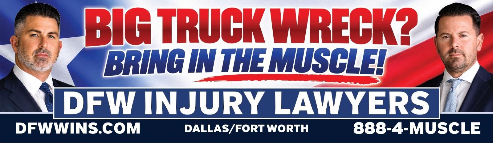 DFW Injury Lawyers billboard