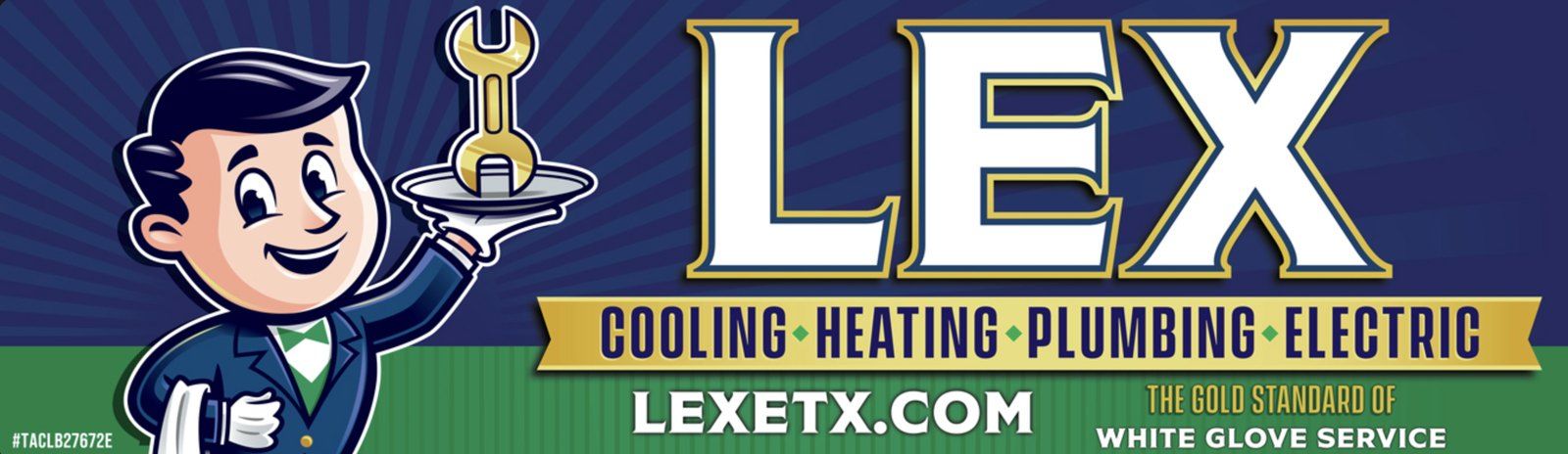 Lex cooling, heating, plumbing and electric billboard